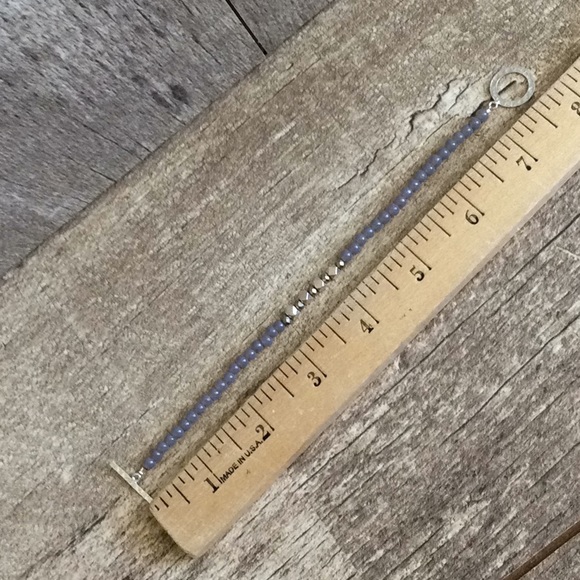 Sterling Silver and Glass Bead Bracelet- NWOT - Picture 3 of 5